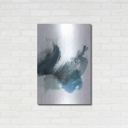 Luxe Metal Art 'Coastal Crush II' by Victoria Borges, Metal Wall Art,24x36