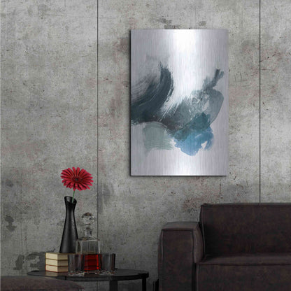 Luxe Metal Art 'Coastal Crush II' by Victoria Borges, Metal Wall Art,24x36
