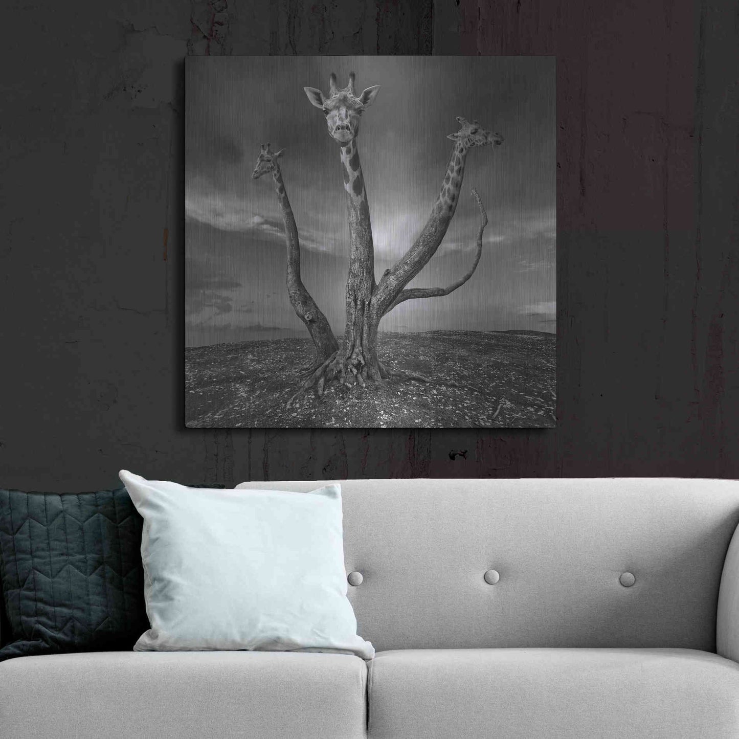 Luxe Metal Art 'Giratree' by Dariusz Klimczak, Metal Wall Art,36x36