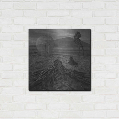 Luxe Metal Art 'Meeting With Faun' by Dariusz Klimczak, Metal Wall Art,24x24