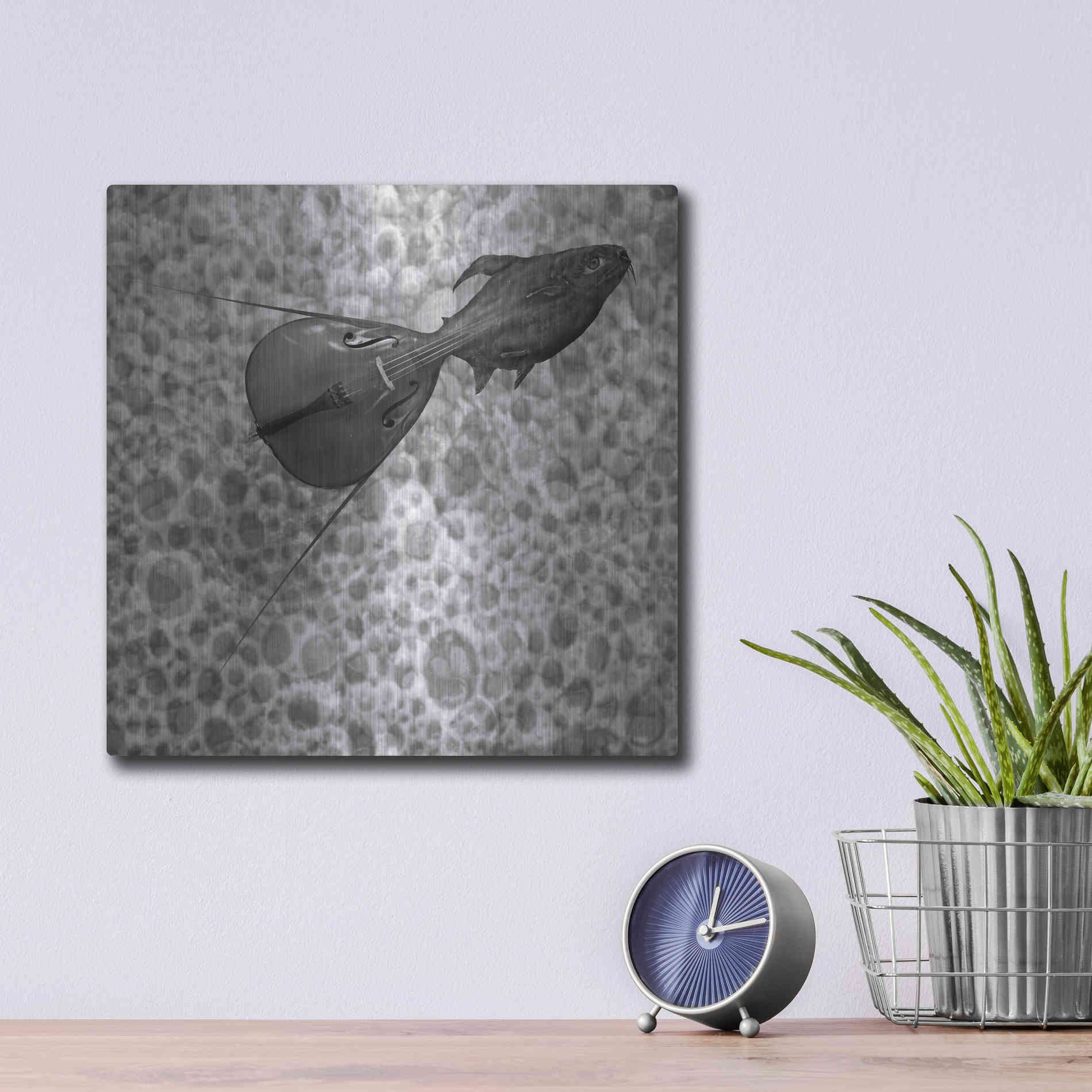 Luxe Metal Art 'Sumarum' by Dariusz Klimczak, Metal Wall Art,12x12