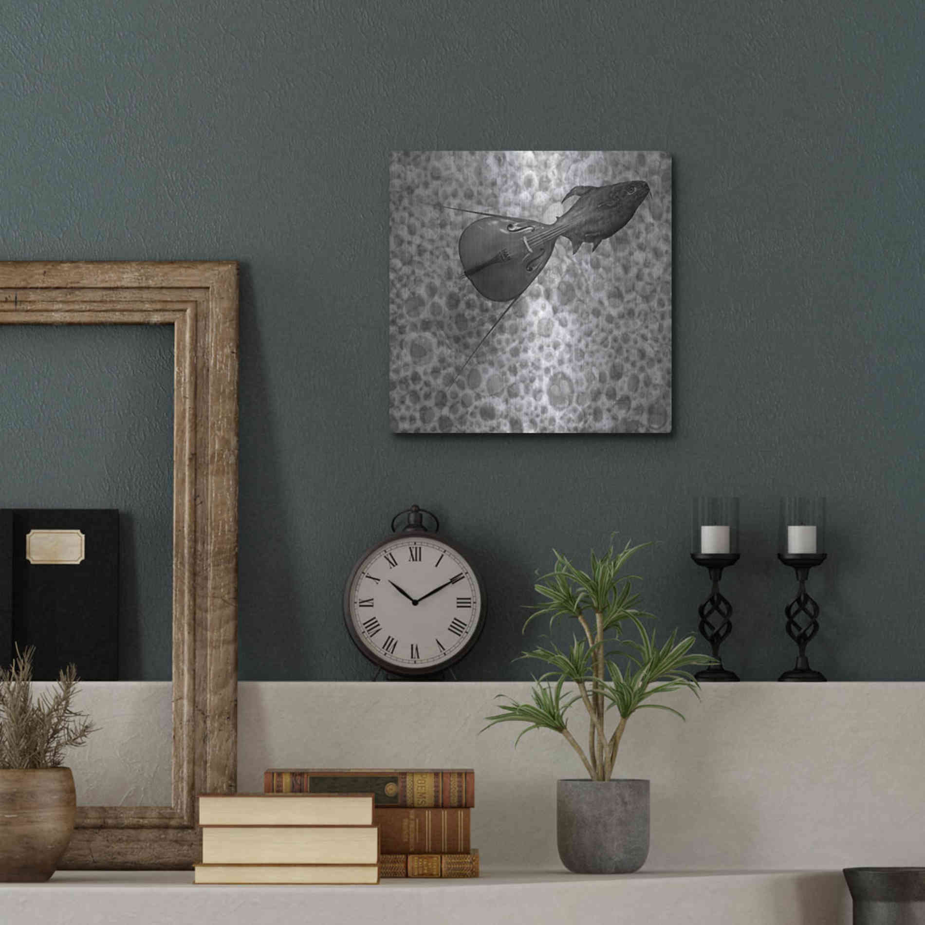 Luxe Metal Art 'Sumarum' by Dariusz Klimczak, Metal Wall Art,12x12