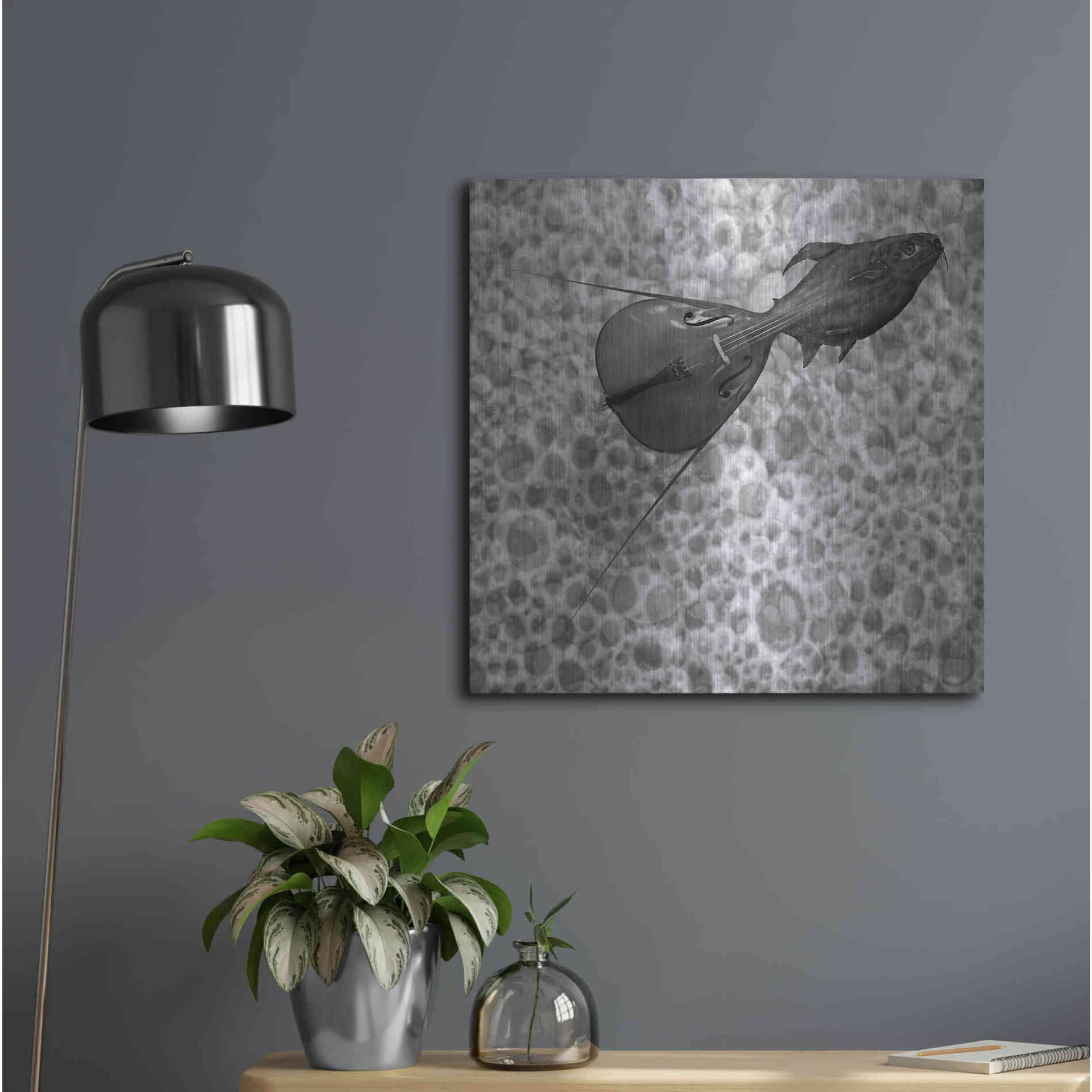 Luxe Metal Art 'Sumarum' by Dariusz Klimczak, Metal Wall Art,24x24