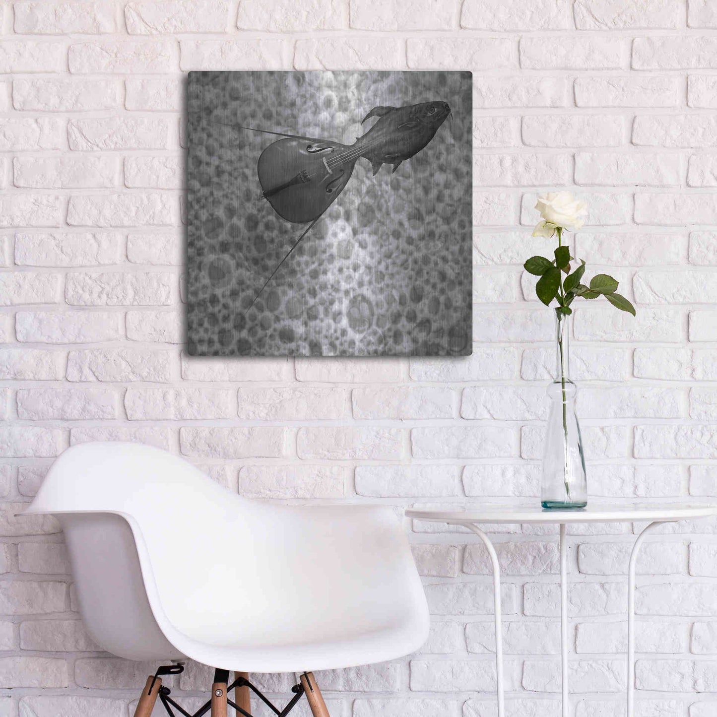 Luxe Metal Art 'Sumarum' by Dariusz Klimczak, Metal Wall Art,24x24