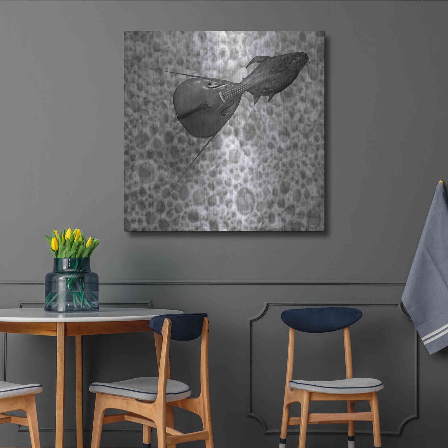 Luxe Metal Art 'Sumarum' by Dariusz Klimczak, Metal Wall Art,36x36