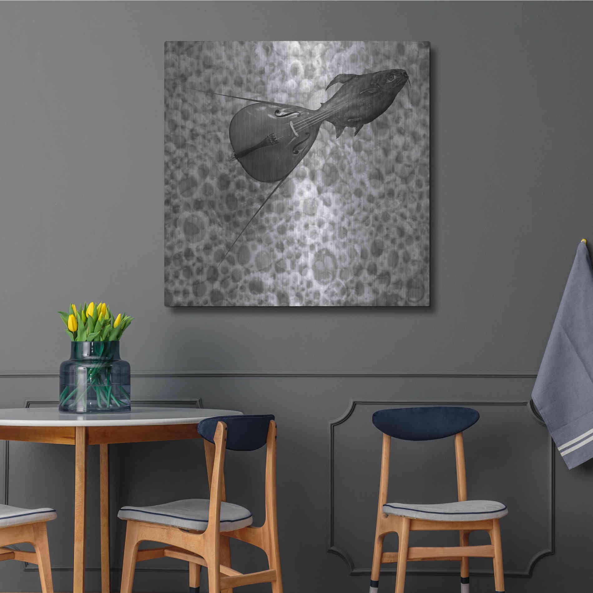 Luxe Metal Art 'Sumarum' by Dariusz Klimczak, Metal Wall Art,36x36