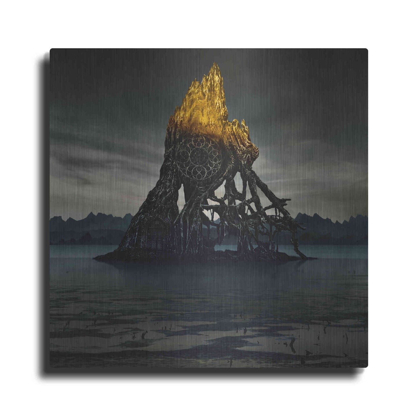 Luxe Metal Art 'Temple of Light' by Dariusz Klimczak, Metal Wall Art